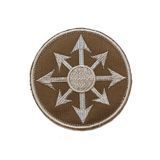 Вишитий шеврон "Star of chaos Зірка хаосу" на липучці (койот бежевий)