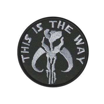 Вишитий шеврон &ldquo;This Is The Way&rdquo; &ndash; нашивка з символом Мандалорців (Star Wars)