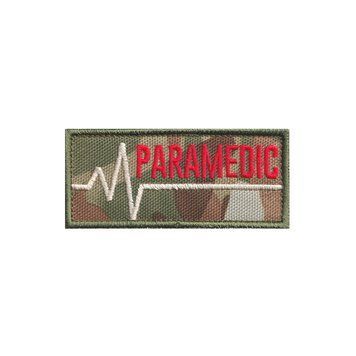 Вишитий патч шеврон "PARAMEDIC" на липучці Мультикам/MultiCam 343 фото