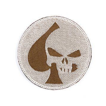 Вишитий шеврон "Spades Punisher" на липучці (койот бежевий) 45 фото