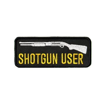 Вишитий шеврон на липучці Shotgun user 61 фото